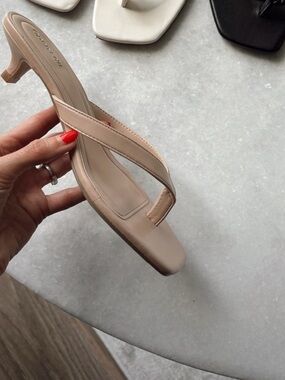 Open Edit Tori Kitten Heel Sandal 7.5